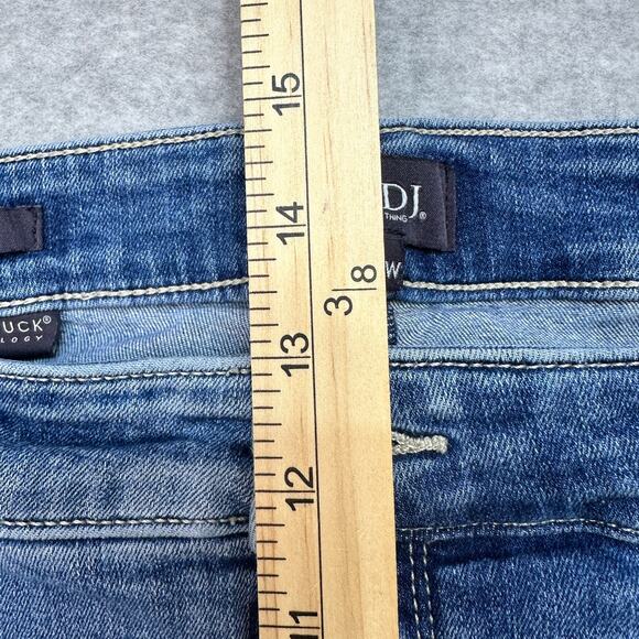 NYDJ Shorts Womens Size 22W Blue Denim Briella Heyburn Wash High Waist Cuffed - Picture 13 of 14